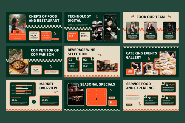 餐饮食品品牌推广运营PPT模板 - PPT派