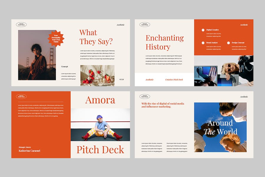 极简美学设计风格展示创意应用方案PPT模板 - PPT派