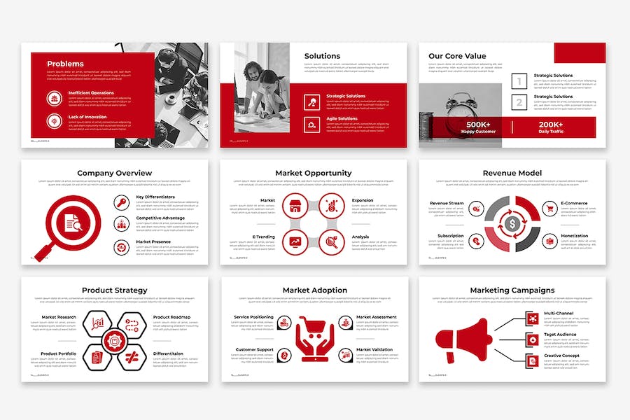 商业提升演讲展示PPT模板 - PPT派