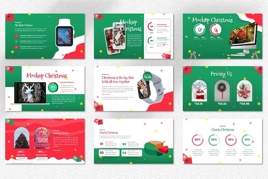 圣诞老人主题演讲方案Keynote模板 Retry - PPT派