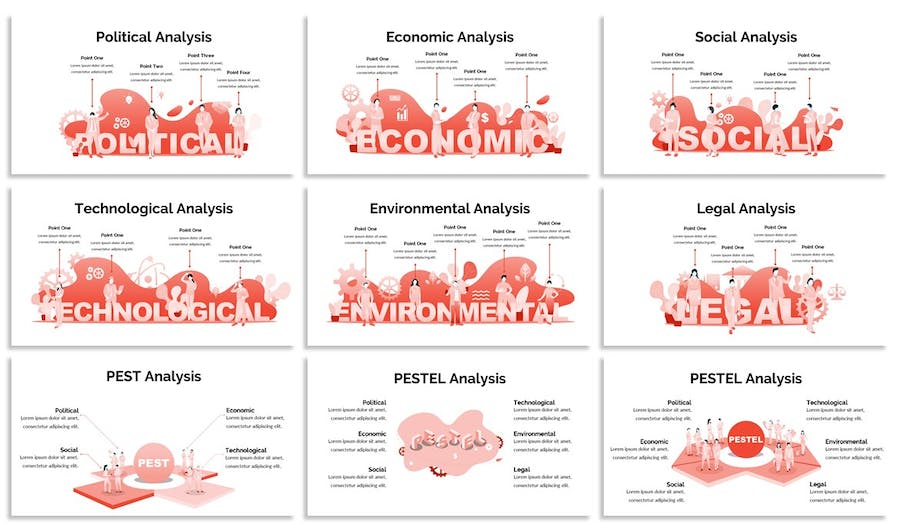 粉彩设计艺术风格插画PPT模板 - PPT派