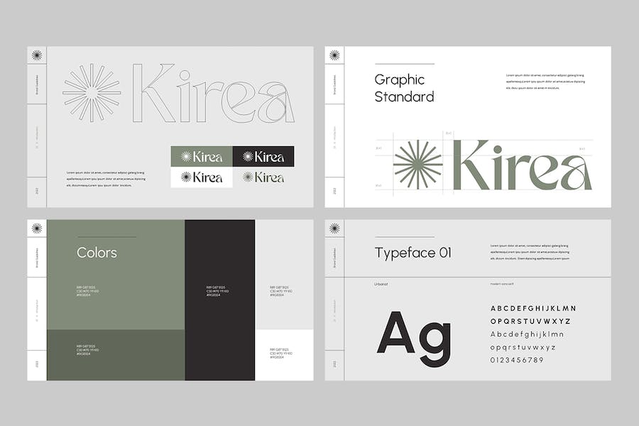 品牌形象指南设计规范Keynote模板 - PPT派