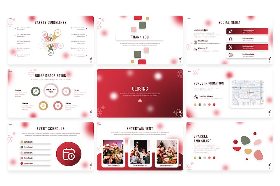 圣诞节活动庆祝策划方案Keynote模板 - PPT派