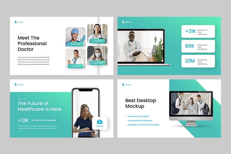 生活护理医疗健康方案PPT模板 - PPT派