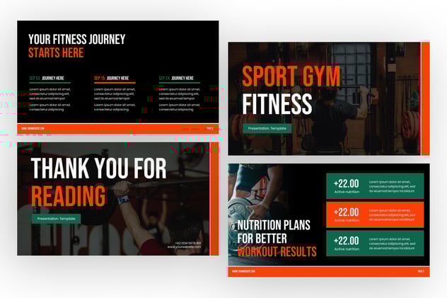 体育运动健身房品牌推广PPT模板 - PPT派