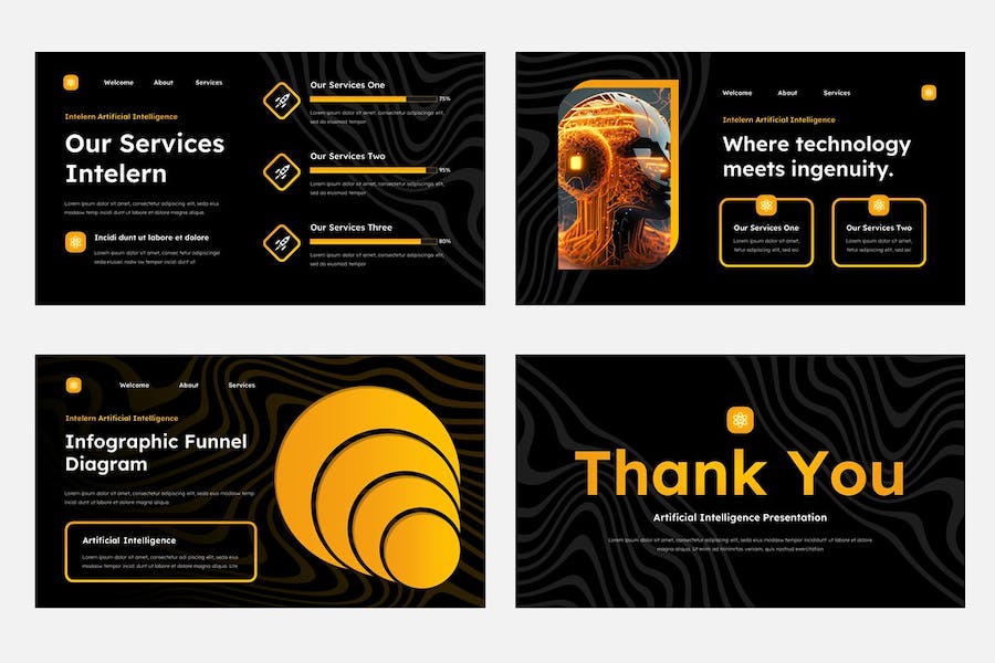 人工智能技术应用讲述装置设备展示PPT模板 - PPT派