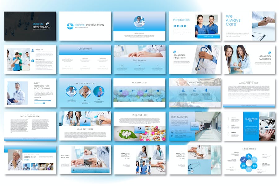 医疗健康科普讲座Keynote模板 - PPT派