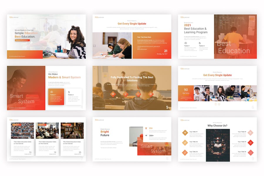 Educational-education-modern-powerpoint-template - PPT派