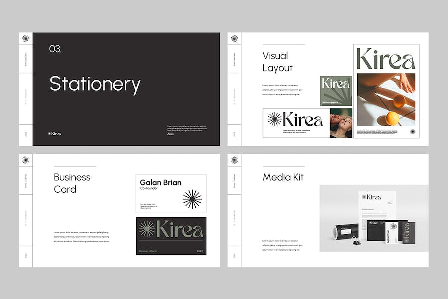 品牌形象指南设计规范Keynote模板 - PPT派