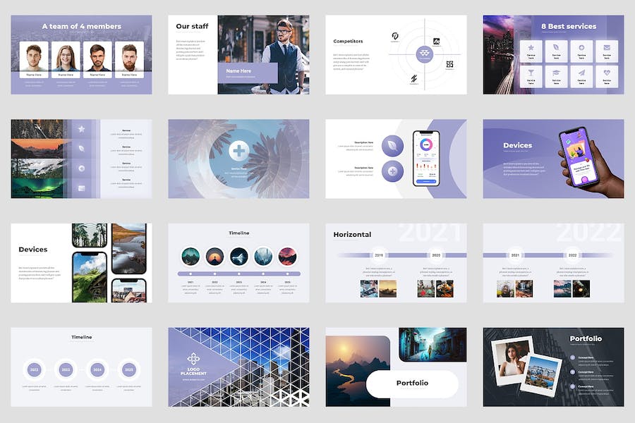 极简风格企业商业计划书动画PPT模板 - PPT派