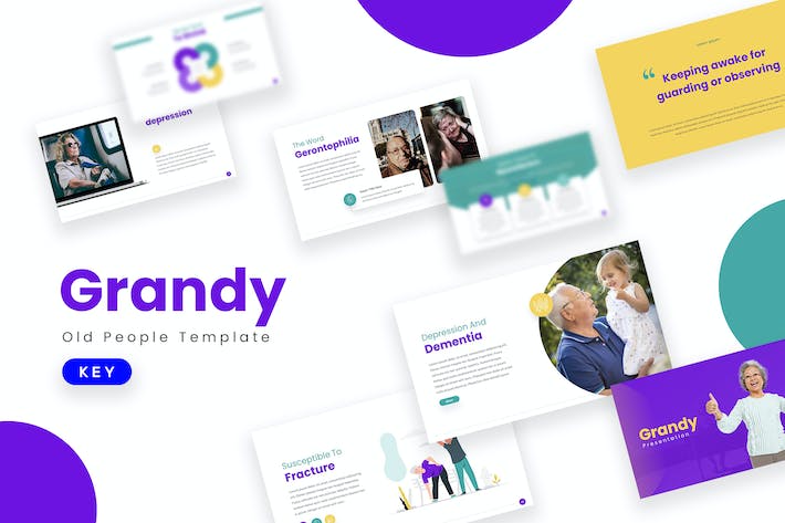 现代简约商务主题演讲Keynote模板 - PPT派