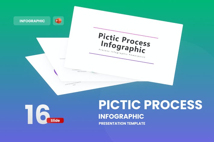 Pictic-process-infographic-powerpoint-template - PPT派