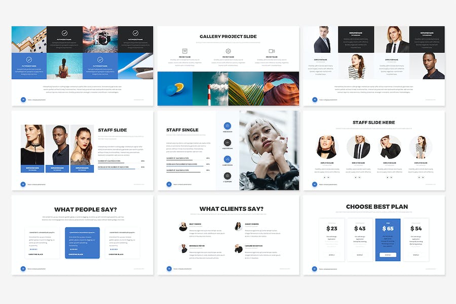 未来科技公司企业品牌宣传PPT模板 - PPT派