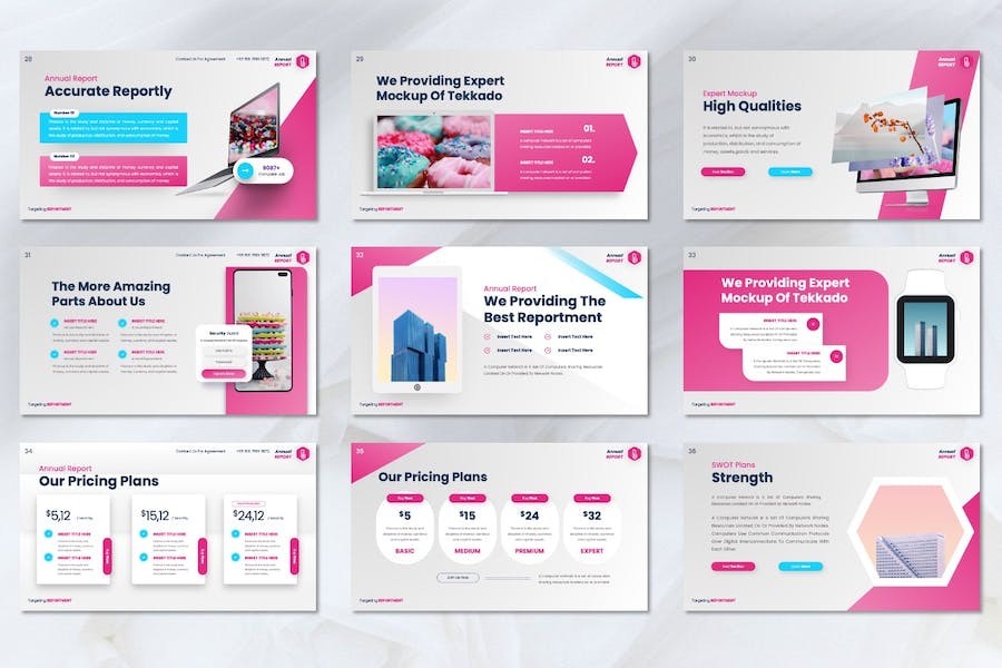 年度报告统计分析讲述Keynote模板 - PPT派