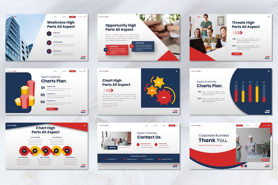 企业公司年度报告总结Keynote模板 - PPT派