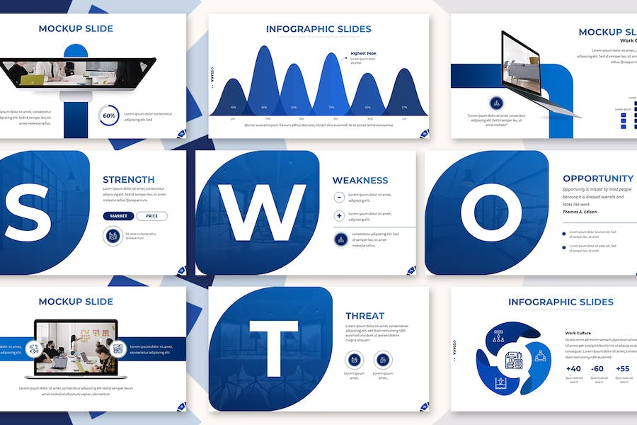 商务项目方案工作汇报PPT模板 - PPT派