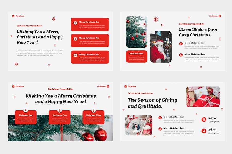 圣诞快乐创意设计演讲Keynote模板 - PPT派