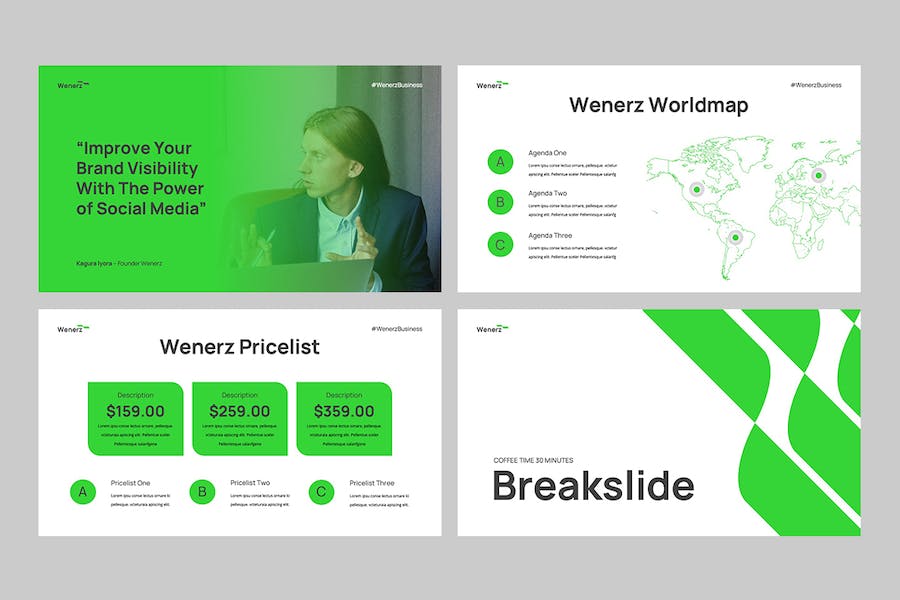 商务品牌基调展示讲述Keynote模板 - PPT派