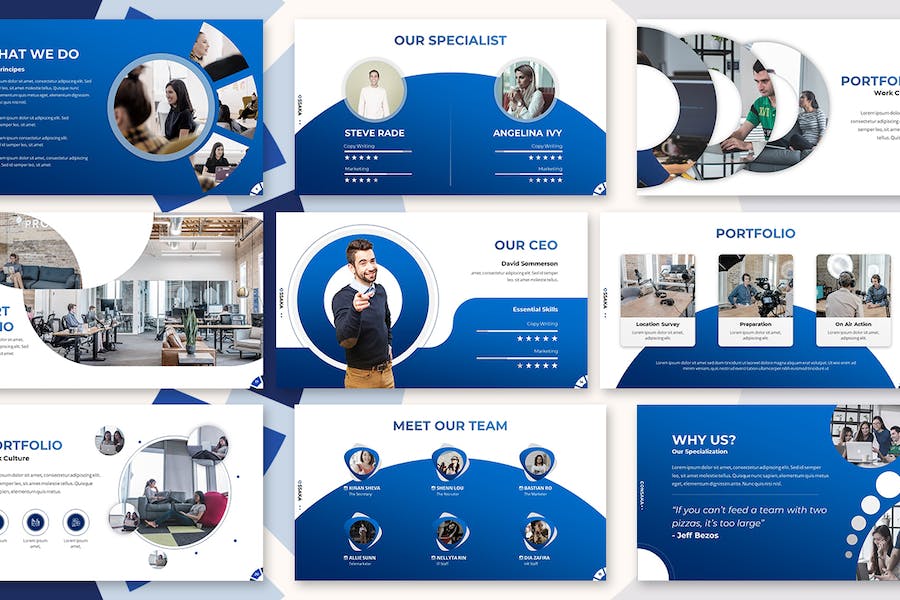 商务项目方案工作汇报PPT模板 - PPT派