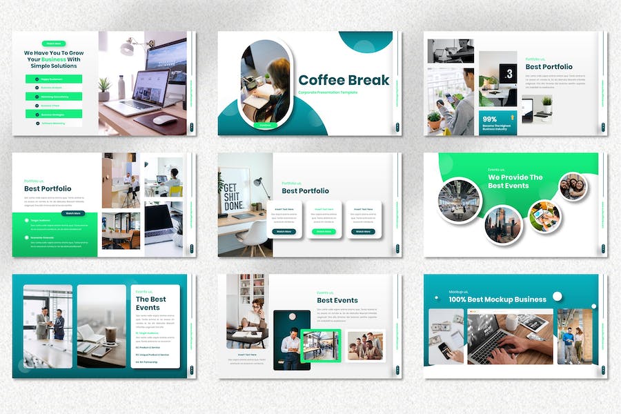 企业发展战略规划管理Keynote模板 - PPT派