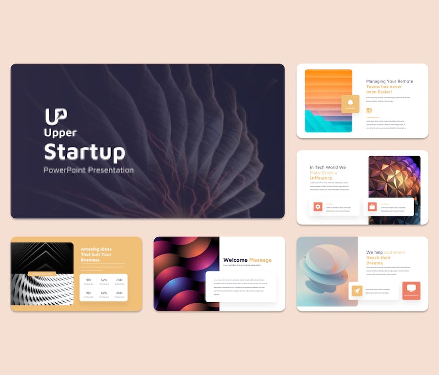 初创企业品牌搭建PPT演示模板 - PPT派