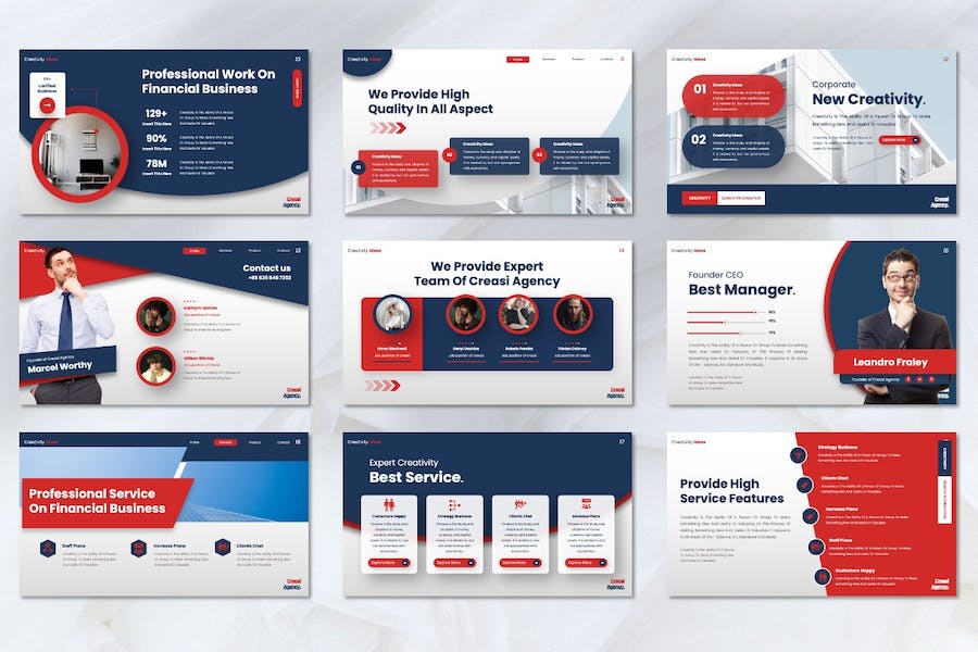 企业公司年度报告总结Keynote模板 - PPT派