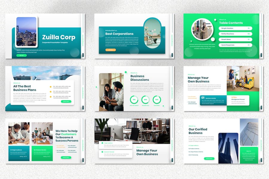 企业发展战略规划管理Keynote模板 - PPT派