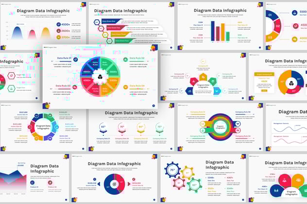 图表数据分析展示Keynote模板 - PPT派