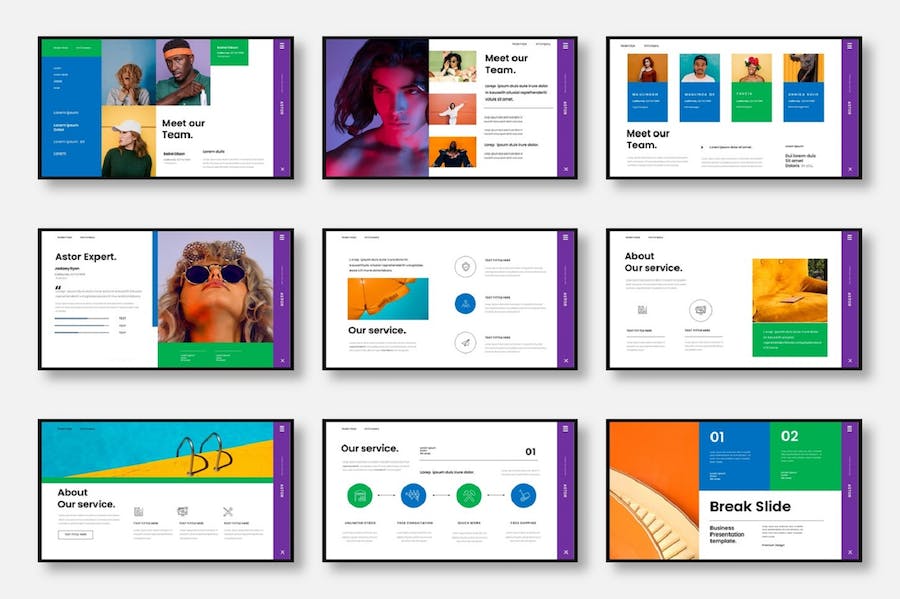 创意商务项目展示方案Keynote模板 - PPT派