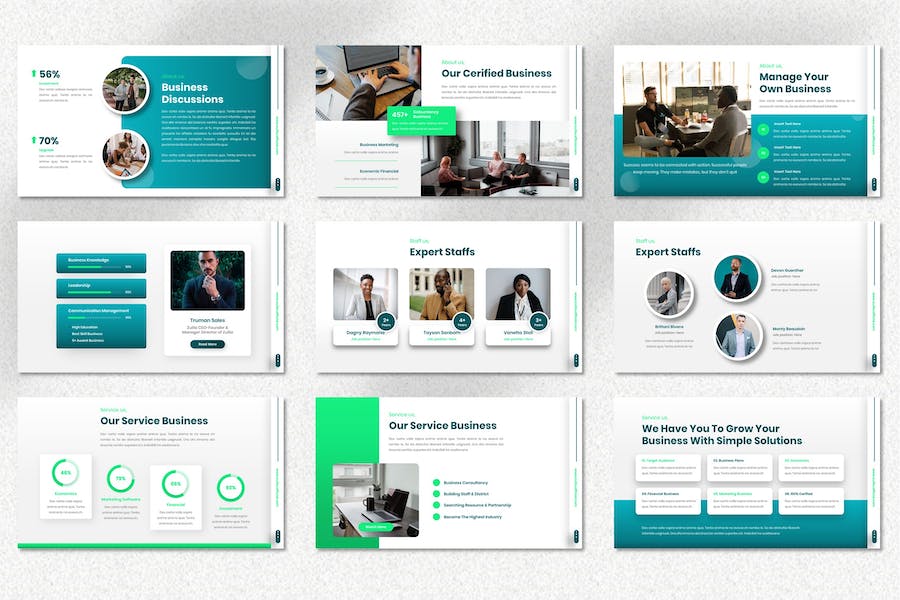 企业发展战略规划管理Keynote模板 - PPT派