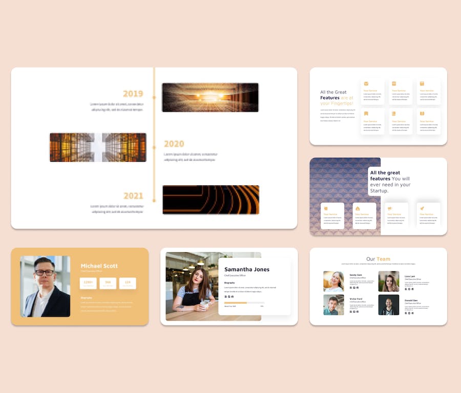 初创企业品牌搭建PPT演示模板 - PPT派