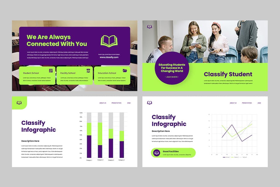 教育分类课程教学大纲设计PPT模板 - PPT派