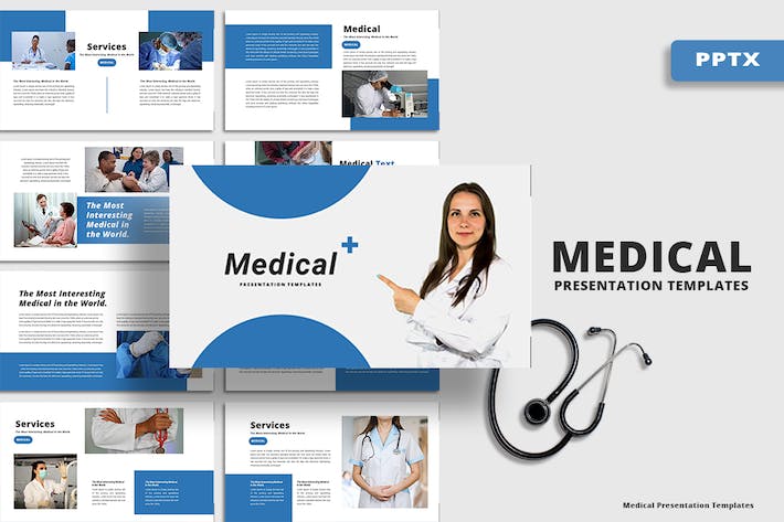 医学临床诊断专业演讲PPT模板 - PPT派