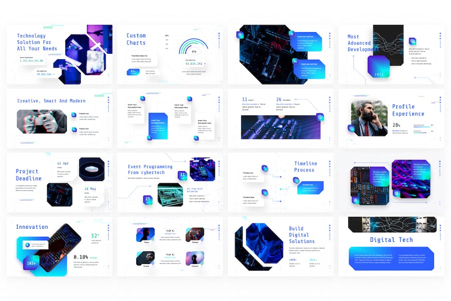 Cyberpro-futuristic-digital-powerpoint-template - PPT派