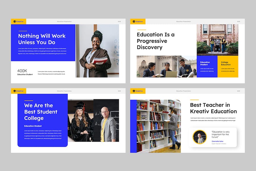 教育培训课程创意展示Keynote模板 - PPT派