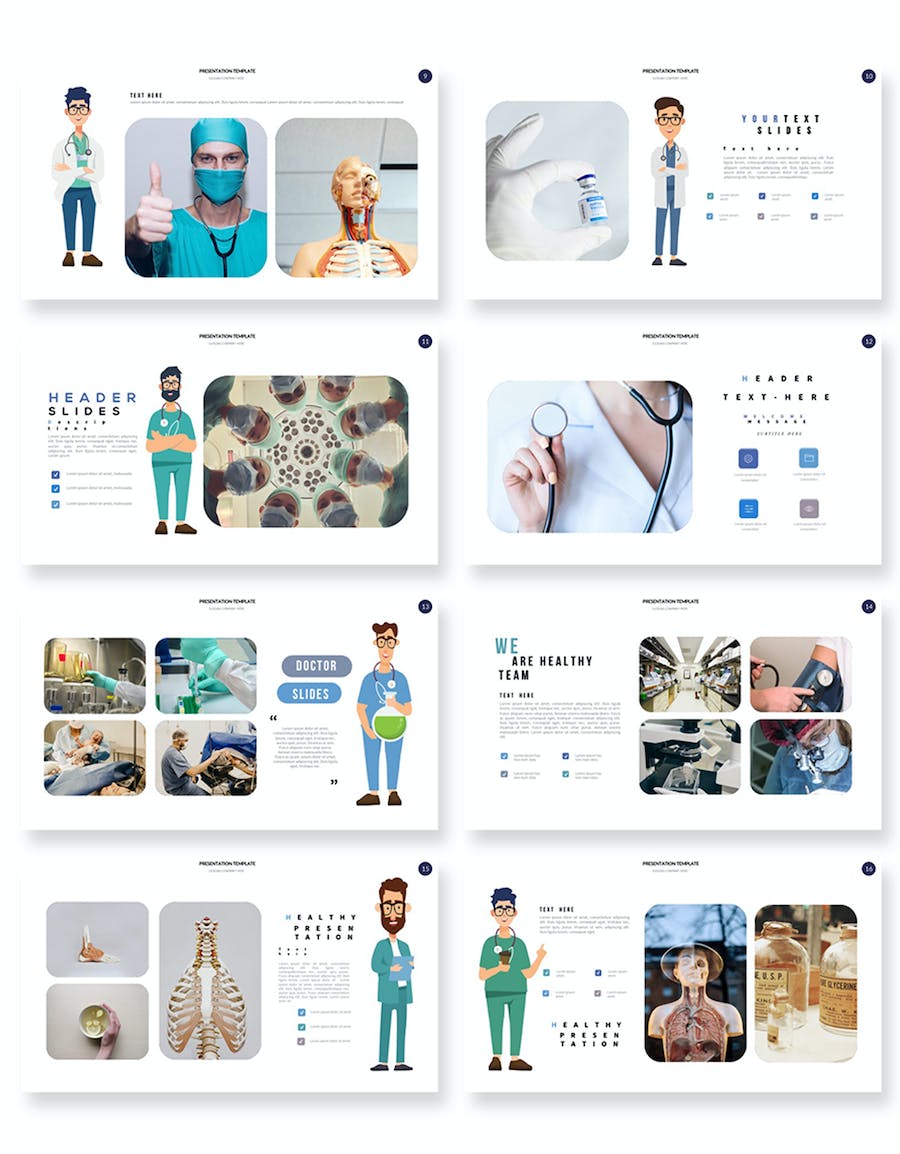 医疗机构健康服务展示Keynote模板 - PPT派
