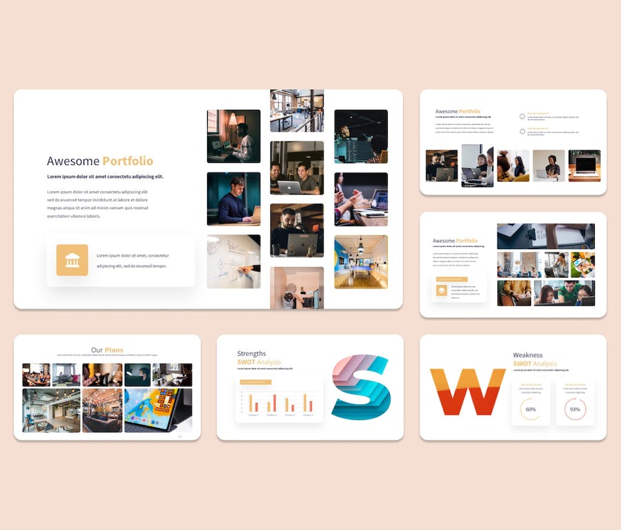 初创企业品牌搭建PPT演示模板 - PPT派