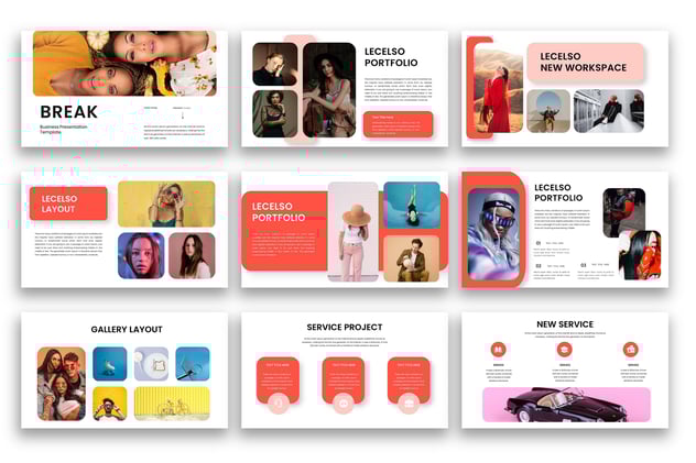 商业品牌宣传推广方案PPT模板 - PPT派