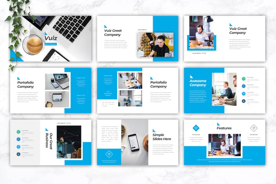 企业商务品牌宣传推广Keynote模板 - PPT派