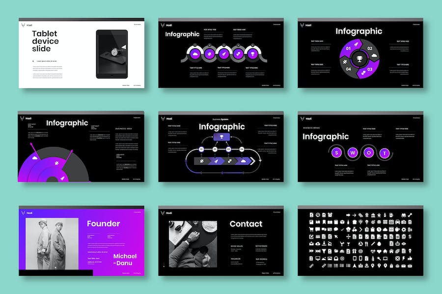 商务工作汇报年度总结方案Keynote模板 - PPT派