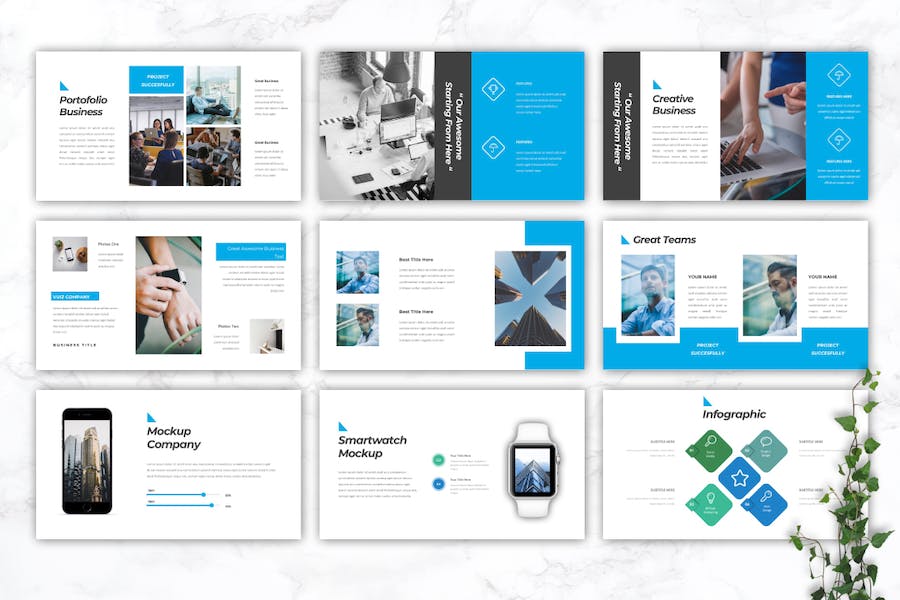 企业商务品牌宣传推广Keynote模板 - PPT派