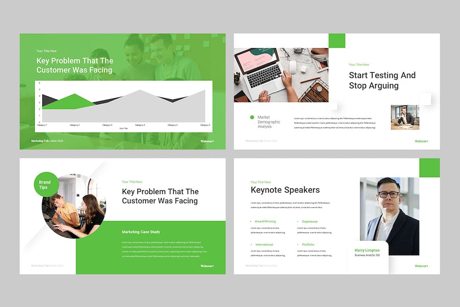 专业在线网络研讨会Keynote演示模板 - PPT派