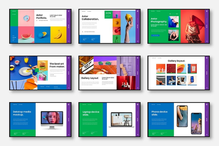 创意商务项目展示方案Keynote模板 - PPT派