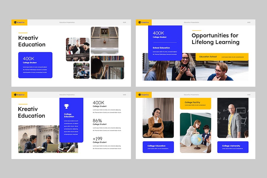 教育培训课程创意展示Keynote模板 - PPT派