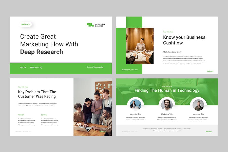 专业在线网络研讨会Keynote演示模板 - PPT派