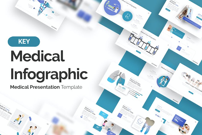 医疗.信息图.基调.模板 - PPT派