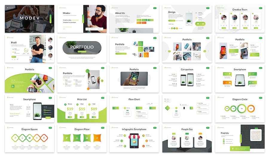 软件开发者技术产品功能展示Keynote模板 - PPT派
