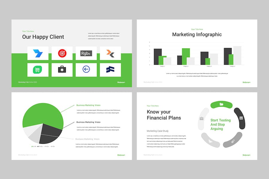 专业在线网络研讨会Keynote演示模板 - PPT派