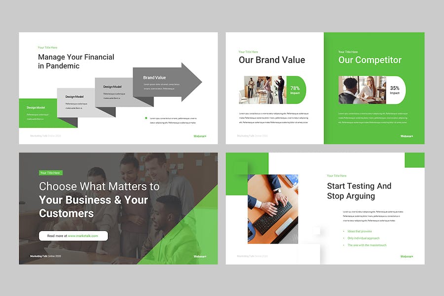 专业在线网络研讨会Keynote演示模板 - PPT派