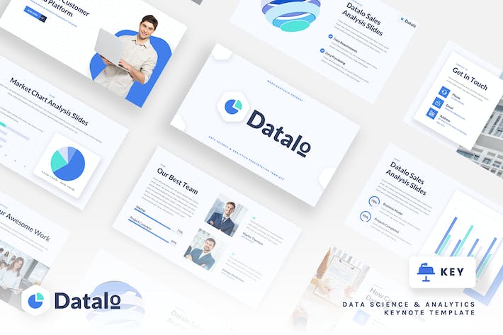 数据科学分析研究展示Keynote模板 - PPT派
